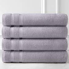 How to find your best bath towel. Hotel Quality Extra Thick Pile Grey Bath Towel 650 Gsm 100 Cotton Double Yarn Bathroom Accessories Com Home Garden