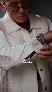 Style that speaks quietly — yet confidently @vladbykov_brand A grey polo  shirt made from pure silk and Italian suede mules, available in light grey  or dark grey. Every piece is entirely handmade,