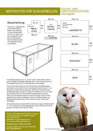 Nistkasten Fur Eulen Und Greifvogel Eulen Und Greifvogelstation Haringsee Nistkasten Eulenhaus Vogelzubehor