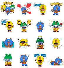 Be the last one standing! Brawl Stars Line Friends Sticker For Line Whatsapp Telegram Android Iphone Ios