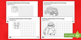 The number of grid lines and the spacing between them can be whatever you want, as long as they are spaced evenly, but i usually use about 10 or 12. New Zealand Christmas Grid Drawings Teacher Made