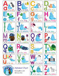 This free alphabet chart will help your young learner through: Alphabet Chart With Pictures Free Printable Doozy Moo