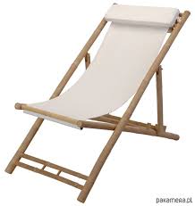 Lezak Bambusowy Bialy Pakamera Pl Outdoor Chairs Camping Chairs Butterfly Chair