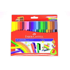 Faber Castell Connector Pen Spidol 20 Warna Shopee Indonesia