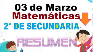 Potencias y raíces de números enteros antes de empezar seguro que más de una vez habrás hablado de megas o de gigas al referirte a un ordenador. Matematicas Segundo De Secundaria 03 De Marzo Resumen Aprende En Casa Youtube