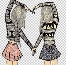 Drawing Friendship Best Friends Forever Sketch Png Abdomen Arm Art Art Museum Becky G Drawings Of Friends Best Friend Sketches Best Friend Drawings