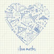 Illustration Of Maths Doodles In Heart Shape Math Drawing Math Doodles Math Design
