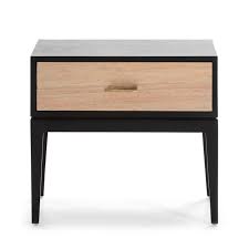 Maybe you would like to learn more about one of these? Bedside Table 1 Drawer 60x40x55 Wood Black Grey