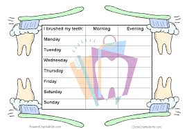 Reward Charts For Healthy Teeth