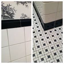Black And White Bathroom Tiles Floor 30 Great Pictures And Ideas Basketweave Bathroom Floor Tile Patterned Bathroom Tiles Tile Bathroom Tile Floor