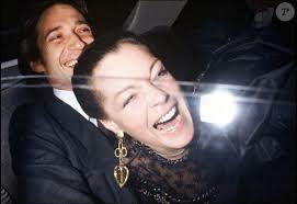 Photo : Daniel Biasini et Romy Schneider. Cérémonie des César en 1979.