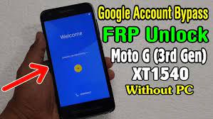 ¿cómo omitir la verificación de google en motorola moto g 3rd generation xt1540? Bottlestonightapp Com