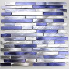 Mosaique Aluminium Mur Fond De Hotte Blend Bleu Achat Vente Credence Mosaique Aluminium Mur Fond De Cdiscount