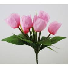 Desen Home Yapay Lale 7 Li Demet Pembe 2 Demet Cicek Orkideler Laleler