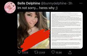 Belle delphine tweet
