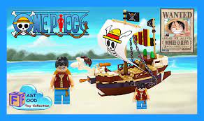 Luffy,yang menentang arti dari gelar bajak laut. Lego One Piece Luffy S Going Merry Pirate Ship Speed Build Kid S Toy Video Review One Piece Ship One Piece Luffy Lego Sculptures