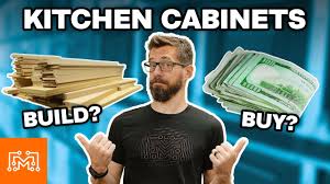 Whether you re planning a simple kitchen spruce up or a complete overhaul deciding what to do about your cabinetry is one of the biggest decisions you ll make. Kitchen Cabinets Cheaper To Build Or Buy I Like To Make Stuff Youtube