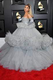Ariana Grande S 2020 Grammy Red Carpet Dress Looks Familiar