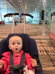 If it folds up small enough to fit into the overhead compartment, it is generally okay. Flying With A Car Seat Swiss Family Travel