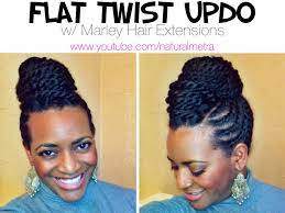 Now Available On Youtube Flat Twist Updo With Marley Hair Natural Hair Twists Natural Hair Styles Marley Hair