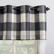 top of the window buffalo plaid grommet