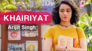 Check spelling or type a new query. Khairiyat Pucho Lyrics Chhichhore Songs Singer Lyrics