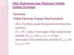 We did not find results for: Nilai Maksimum Dan Minimum Untuk Fungsi Multi Variabel Ppt Download