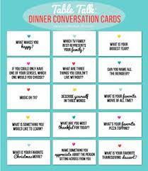 Fill up an easter basket with the eggs and pass them around your dinner table. Free Printables Conversation Cards Dinner Conversation Cards Table Talk