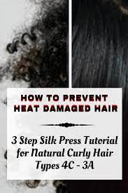Typically i try not to add heat to my hair unless i'm using a blow dryer or doing a deep conditioner under a hair dryer. Pin On Silk Press Natural Hair