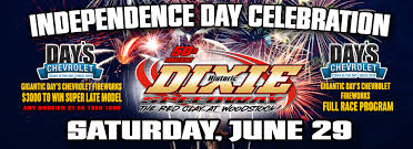 Find more west virginia july 4th fireworks, events, and activities taking place throughout the state. Independence Day Celebration Gigantic Day S Chevrolet Fireworks Display 3000 To Win Super Late Model Full Race Program Dixie Speedway