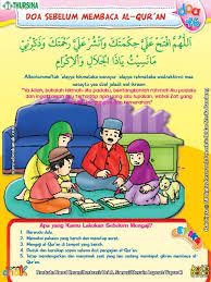 Belajar Adab Dan Doa Sebelum Membaca Al Quran Doa Buku Membaca