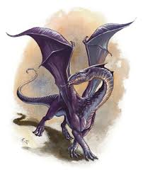 Black And Purple Dragon Art Purple Dragon Dungeons Dragons Dungeons And Dragons Types Of Dragons Chromatic Dragon