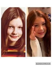 My daughter far left approx 1994 and again