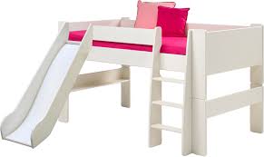 Steens For Kids White Midsleeper Bed Slide Children S Bed Shop