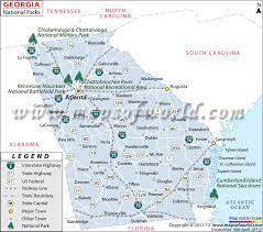 After it was burned down during the civil war, atlanta residents. Georgia National Parks Map List Of National Parks In Georgia