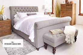 Penelope Upholstered Beds Tufted Bench Contemporary Furniture Stores Contemporary Decor Living Room Home