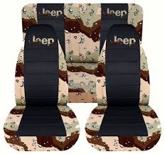 Amazon Com 2002 To 2004 Jeep Liberty Front And Rear Camouflage And Black Jeep Seat Covers Rears Rear 40 60 Split 2 Separate Front Headrests Covers Pink Tree