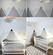 Dessin Montagne Stylise En Couleur Pour Decorer Les Murs De La Chambre Deco Chambre Bebe Deco Chambre Bebe Garcon Decoration Chambre Bebe Garcon