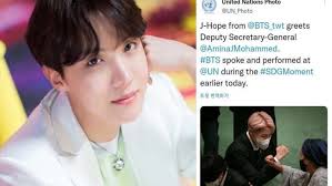 BTS J-Hope's "polite Korean wrist greeting" to the UN's Deputy  Secretary-General has become a hot topic