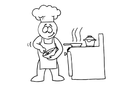 Malvorlage Kochen Kostenlose Ausmalbilder Zum Ausdrucken