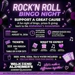 Rock N Roll Bingo Night for Alzheimers