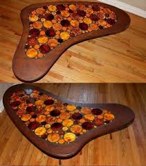 Two sofas, only one small accent chair in front. 30 Kidney Shape Tables Ideas Table Coffee Table Mid Century Modern Coffee Table