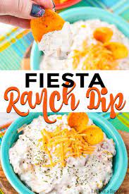 Just add this dry mix to 16 ounces of sour cream, . Fiesta Ranch Dip Recipe Copycat Fiesta Ranch Dip
