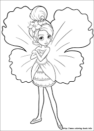 Baby thumbelina colouring pages barbie coloring printable to print. Barbie Thumbelina Coloring Picture