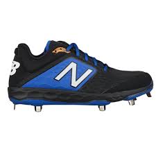 Our men's metal and molded baseball cleats have you back through every inning. New Balance 3000v4 Metal Low Men S Metal Cleats Shoes Black Royal L3000bb4 D