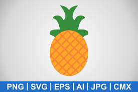 Download Vector Pineapple Icon Graphic By Iyikon Creative Fabrica PSD Mockup Templates
