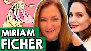 CONHEÇA MIRIAM FICHER DUBLADORA DA ANGELINA JOLIE E DA VACA EM A VACA E O  FRANGO