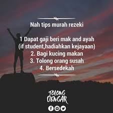 Kumpulan kata mutiara islami tentang rezeki berikut ini berbicara tentang berbagai hal mengenai rezeki. Tolongdengar On Twitter Tips Tips Nak Murah Rezeki Dalam Bulan Ramadhan Tag Sahabat Anda Tolongdengar Td Perempuan Lelaki Kawan Kawanbaik Member Sahaba Https T Co Kjcfeqk009