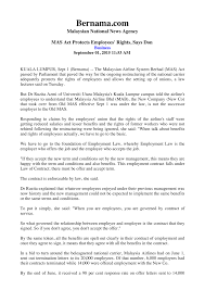 Termination of employment can be arisen due to the following without being initiated by the employer or by the. Pdf Mas Act Protects Employees Rights Says Don