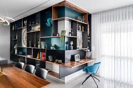 Do not contact me with unsolicited. A Small Desk Was Included In This Wrap Around Wall Of Shelving Designed To Show Off Decor Pieces Be Er Sheva Israel